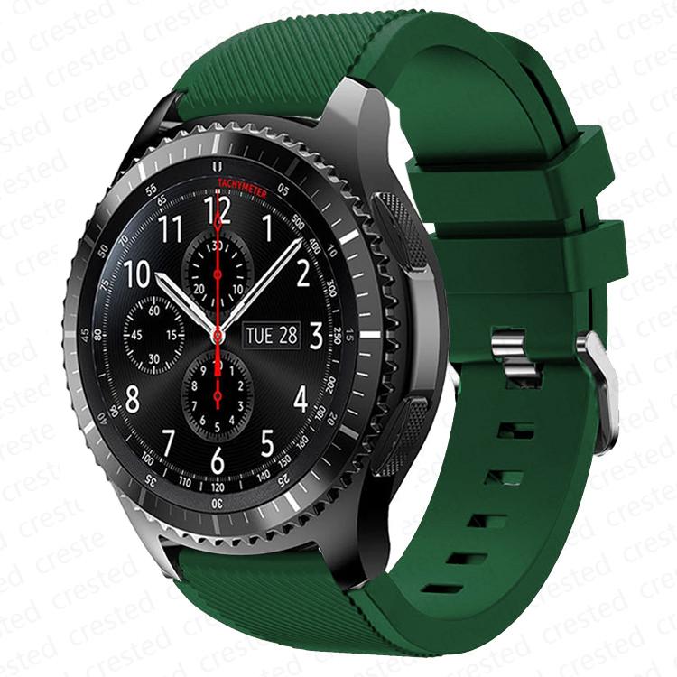 20 мм 22 мм ремешок для Samsung Galaxy Watch 4/6 classic/5 Pro/7 44 мм 40 мм Gear s3 силиконовый ремешок браслет Huawei watch GT/2/3 ремешок