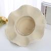 WTEMPO Wave Large Brim Straw Hats Women Versatile Bow Sunscreen Beach Seaside Casual Sun Hats