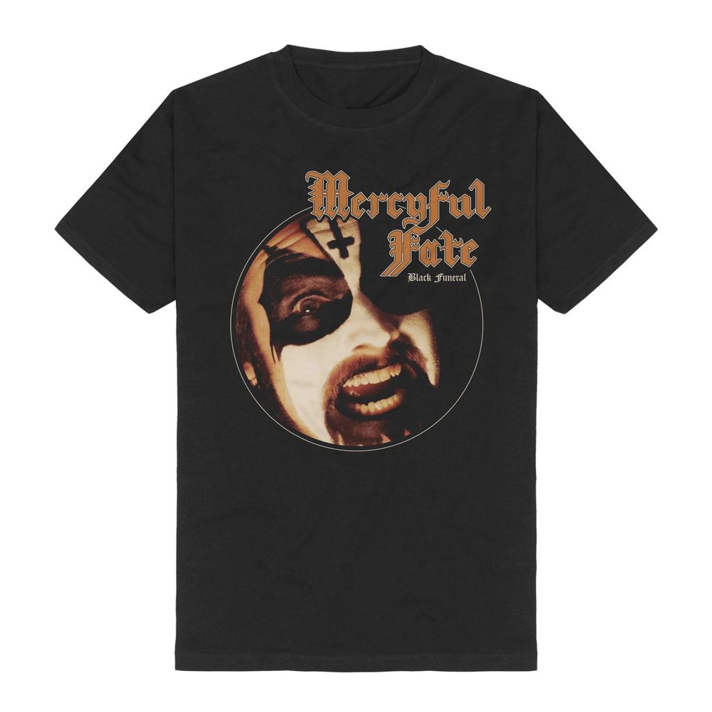 Mercyful Fate Black Funeral T-Shirt S-XXL Official Heavy Metal Band Tee