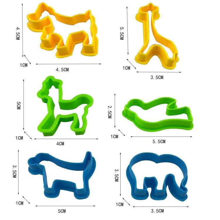 Инструменты для лепки из теста для детей Аксессуары для теста Формочки Динозавр Фрукты Скалка Резак Ножницы Пластилин Глина Форма Детские Игрушки Сделай Сам