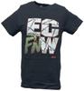 ECW EC FN W Колючая проволока Мужская черная футболка