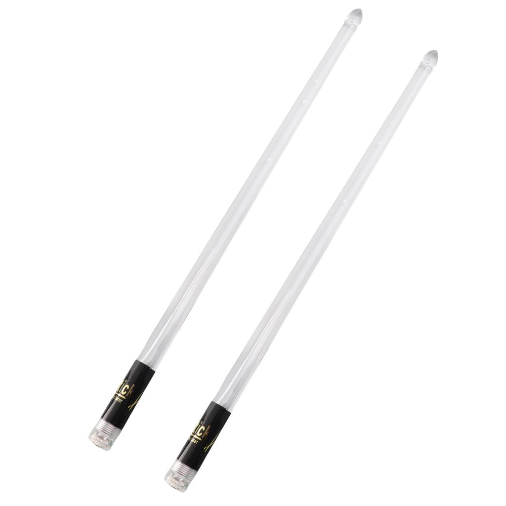 LED Light Up Drumsticks Jazz Drum Sticks 15 Gradient Colorful Lights USB Charging with ON OFF Switch Drumstick Drum Set