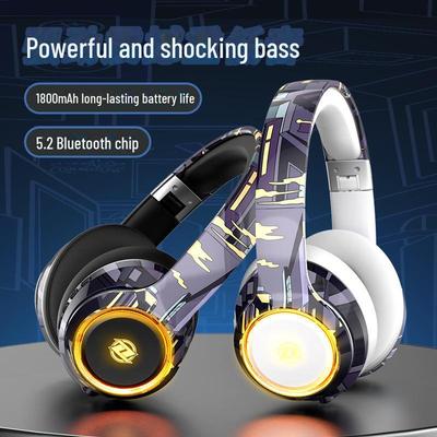 Беспроводная Bluetooth-гарнитура National Trend Graffiti с ярким дизайном, мощными басами, шумоподавлением и игровыми функциями