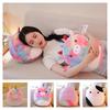 Soft Plush Unicorn And Cow Pillow Cushion Cartoon Animal Stuffed Toy For Girls 35cm