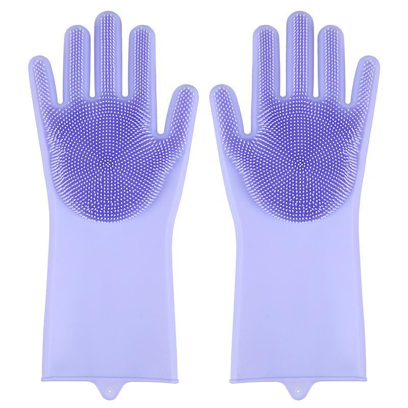 Силиконовые перчатки для чистки
