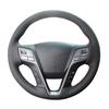 Плетеный чехол на руль автомобиля по индивидуальному заказу для Hyundai Santa Fe 2013-2015 Hyundai ix45, оригинальный руль
