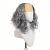Cosplay Half Bald Old Man Wig Halloween Party Performance Fake Hair Retro Prop