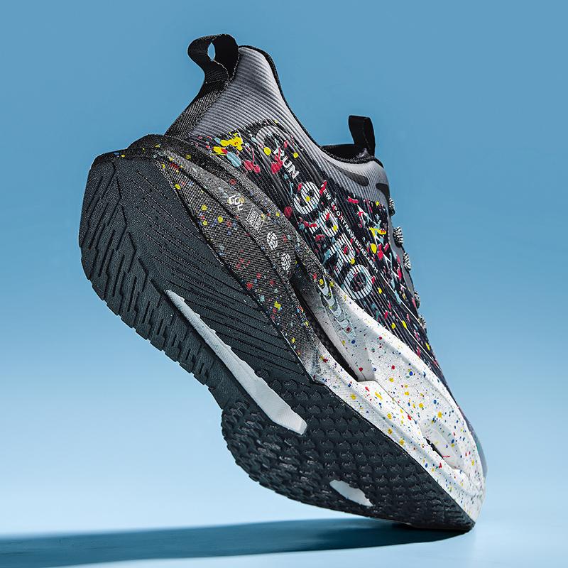 Мужские кроссовки с амортизацией Cool Glow in the Dark, на шнуровке, легкие, противоскользящие, для бега. Женские осенние спортивные кроссовки