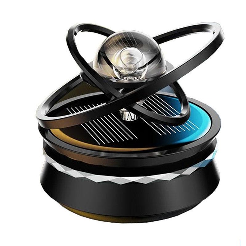 Автомобильный парфюм, аромат, автоматическое вращение, воздушная авто ароматерапия, чистый алюминиевый сплав, солнечная вращающаяся подвеска, планета, автомобильные аксессуары