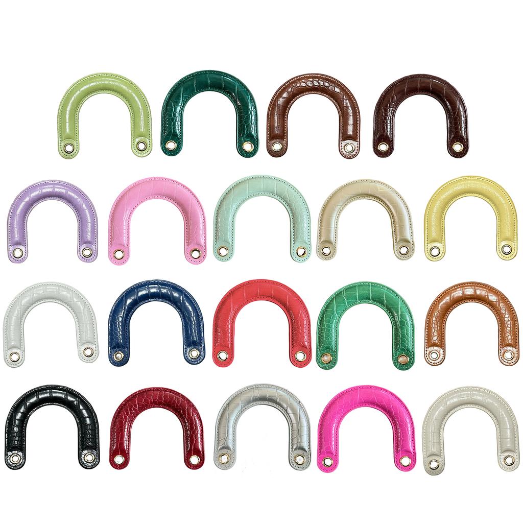 1 шт. Изогнутые ручки из ПУ кожи, эргономично разработанные для комфорта и стиля, для сумок ручной работы и повседневного использования