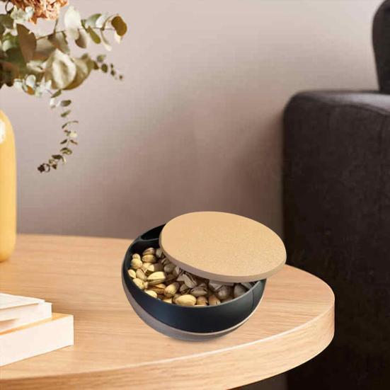 Напечатанная на 3D-принтере миска для семечек и орехов, двухслойная тарелка для закусок с отсеком для шелухи, сервировочная миска для фруктов и конфет, контейнер для отходов от скорлупы