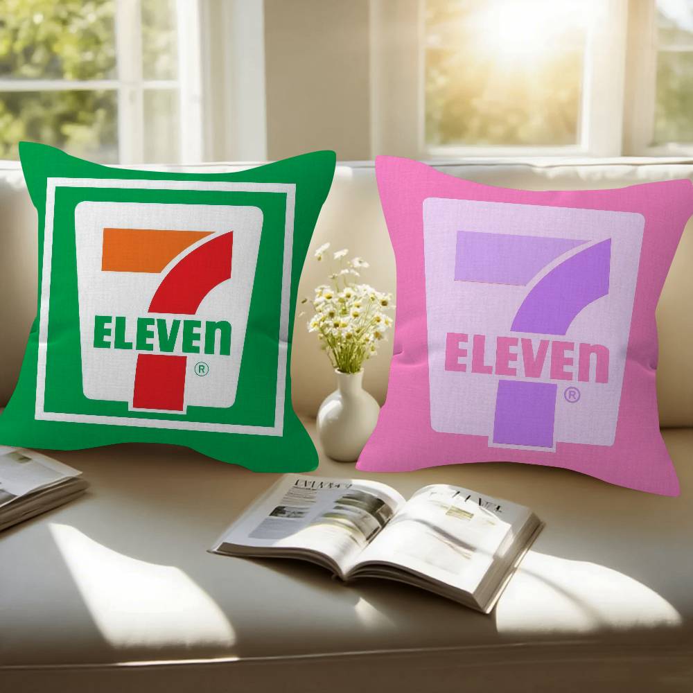 Pillow Anime Pillow Sofa Bed Head Pillow Cover Cushion Cover 45x45 cm Fashion LOGO 7EELEVENS