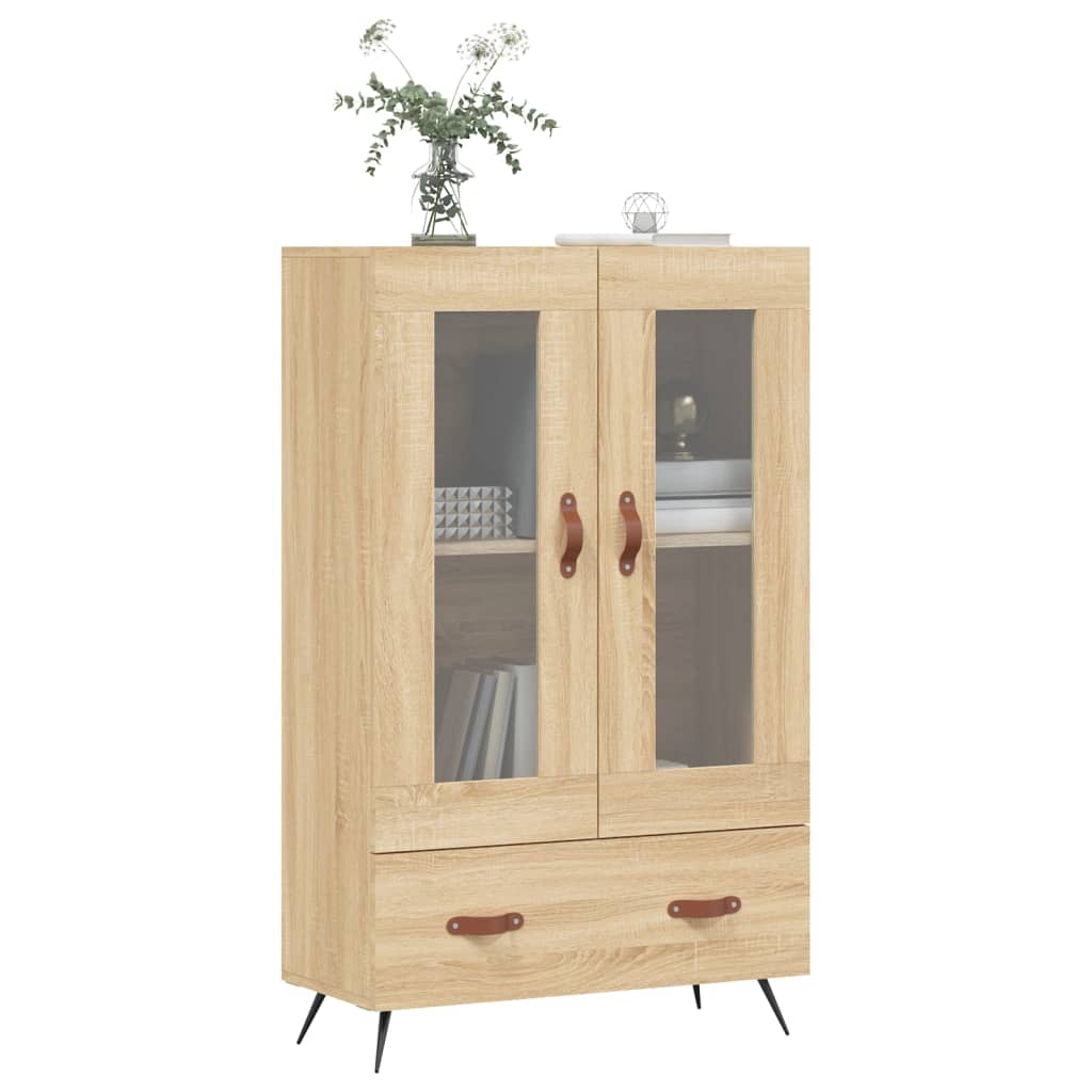 Vidaxl Wysoka Szafka, Dąb Sonoma, 69,5X31X115 Cm
