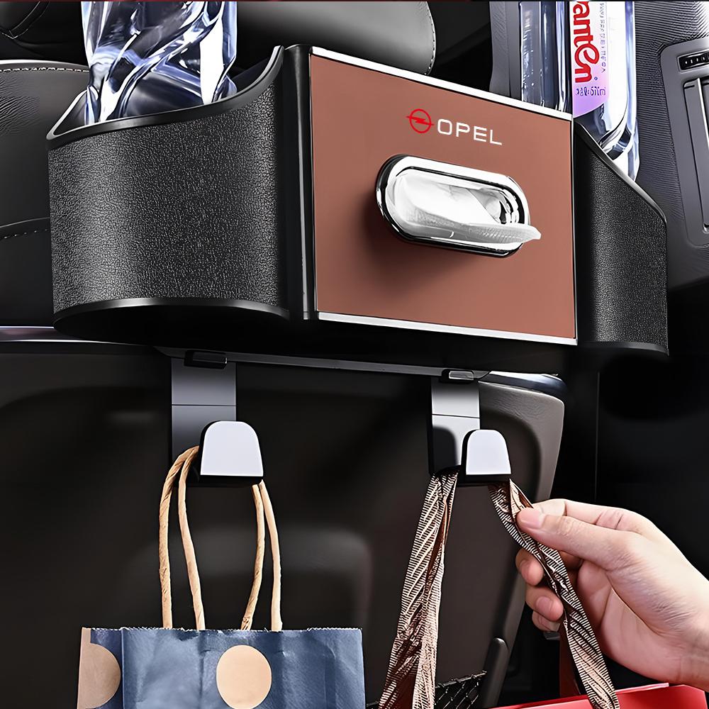 AAAYT1 Car Multi-function Seat Storage Box Water Cup Mobile Phone Holder Accessories For Opel Astra Insignia Mokka Zafira Car Valve Cap