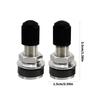 1 Pair Tubeless Tire Valves with Dustproof Cover Universal Motorbike Scooter Car Tire Valves Replacement Tire Valves