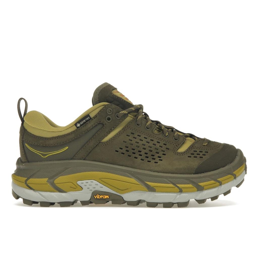 Кроссовки унисекс HOKA Tor Ultra Low GORE-TEX Dark Olive Mercury Зеленые 1130310-DOMR