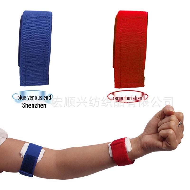 Эластичный гемостатический бандаж с застежкой-липучкой для наружного применения при диализе, химиотерапии и артериальных пункциях