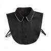 Formal False Collar Women Embroidery Faux Col Half Shirt Blouse Fake Collars Sweater Shirt Detachable Collars Accessories