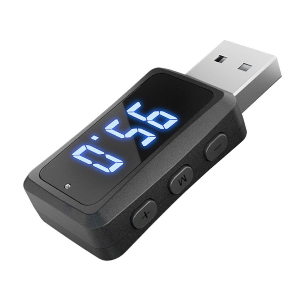 FM02 Mini USB Power Car Kit Handsfree Call USB Wireless Receiver Transmitter Dongle Bluetooth-Compatible Auto Accessories
