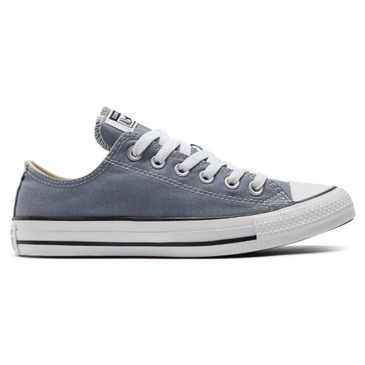 Converse Chuck Taylor All Star Trendy Comfortable Low Top Canvas Shoes Unisex Sneakers Gray White A02802C
