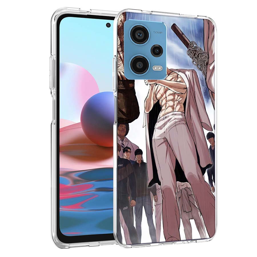 Чехол для телефона Jonggun Lookism для Redmi Note 13 12 14 15 Pro Plus 13R 11 11T 11E 11S 10 Pro 10S 9 9S Чехол Cell Clear TPU Capa Cas