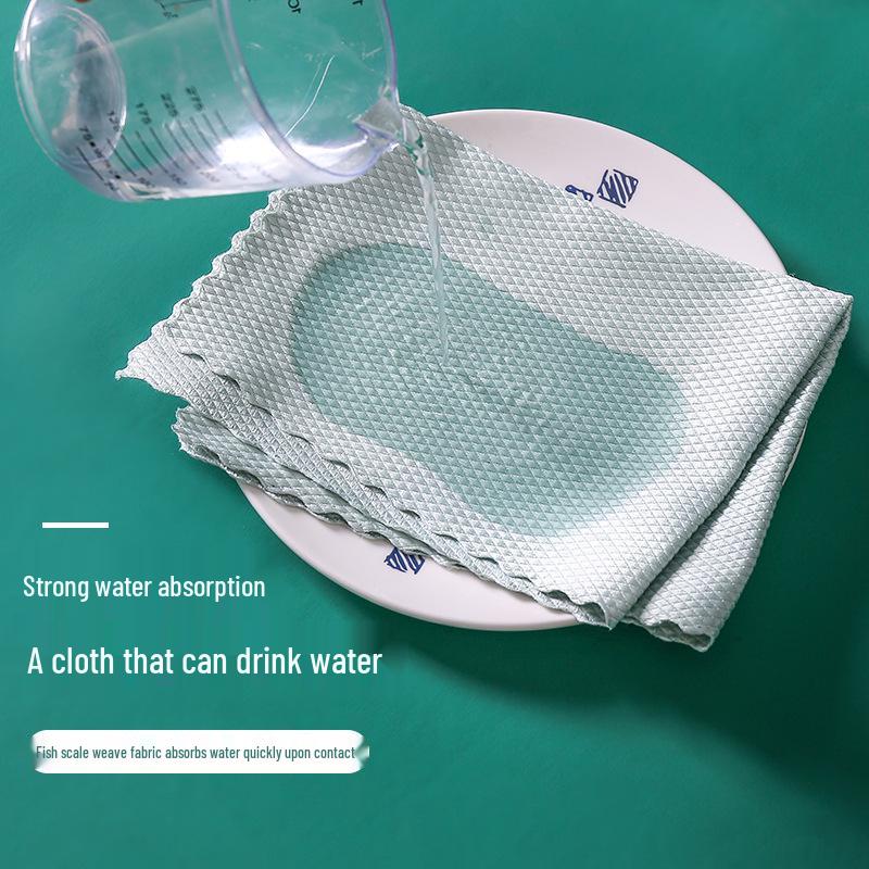 Ткань для чистки рыбьей чешуи – Многоцелевая для посуды, стекла, окон и столов.