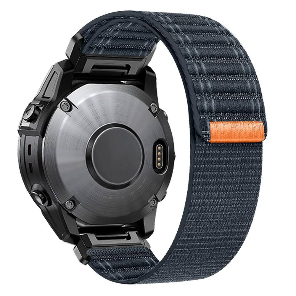 Спортивный нейлоновый ремешок QuickFit 22 мм 26 мм Для Garmin Fenix 8 E 7 7X 6 6X 5X Plus/Epix Pro Gen 2 47 мм 51 мм/Enduro 3 2 Ремешок для часов