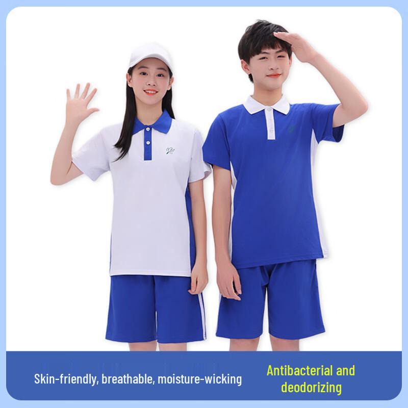 Shudi Girls' Upgraded Summer School Uniform T-shirt