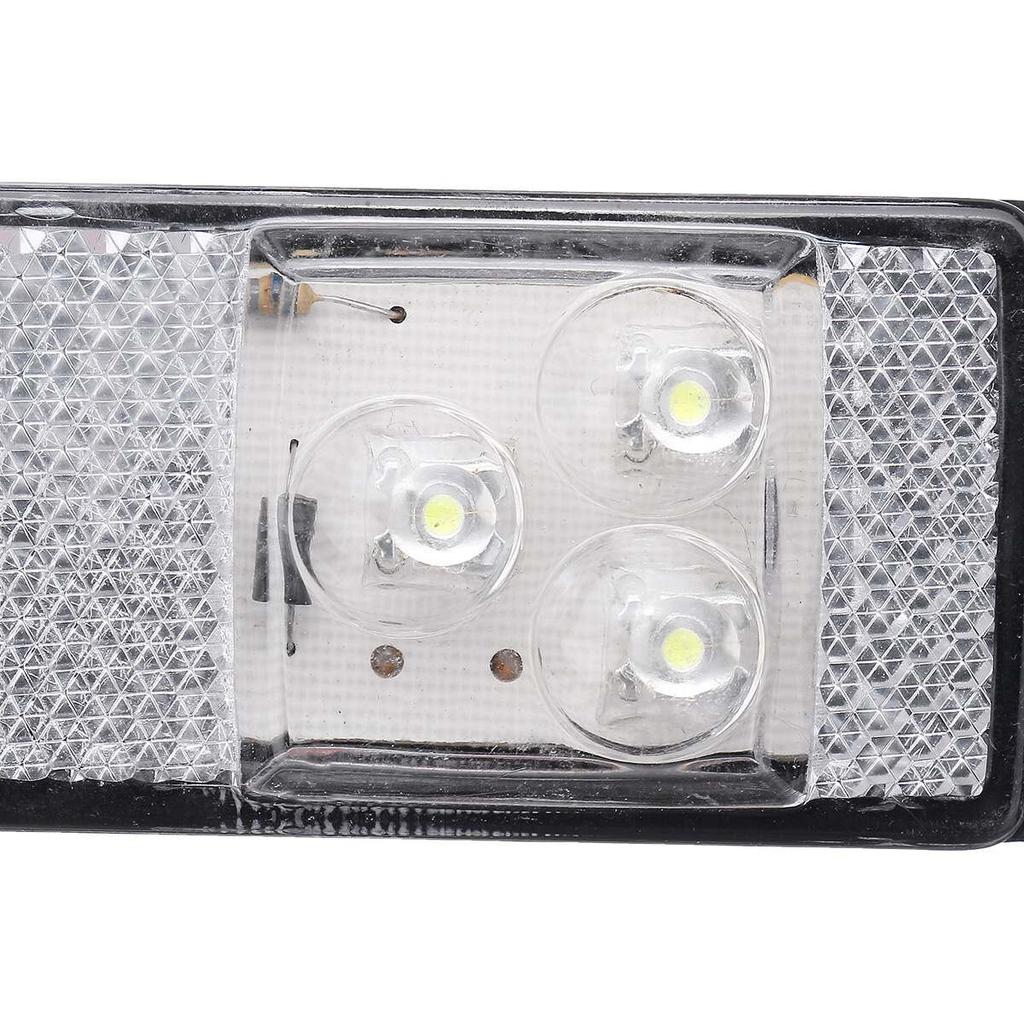 12 В 24 В 3 светодиодный автомобильный боковой габаритный фонарь, отражатель указателя поворота, задний индикатор для грузовика, прицепа, каравана, грузовика-фургона