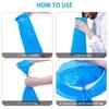 10Pcs Portable Nausea Vomit Bag 1000ML Disposable Barf Bags Vomit Cleaning Bag  Taxi Drivers