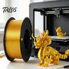 Высокоточный шелковый PLA-филамент для 3D-принтера, 1,75 мм, катушка 1 кг для FDM-принтеров, блестящий металлический, для DIY-украшений и моделей, гладкая поверхность