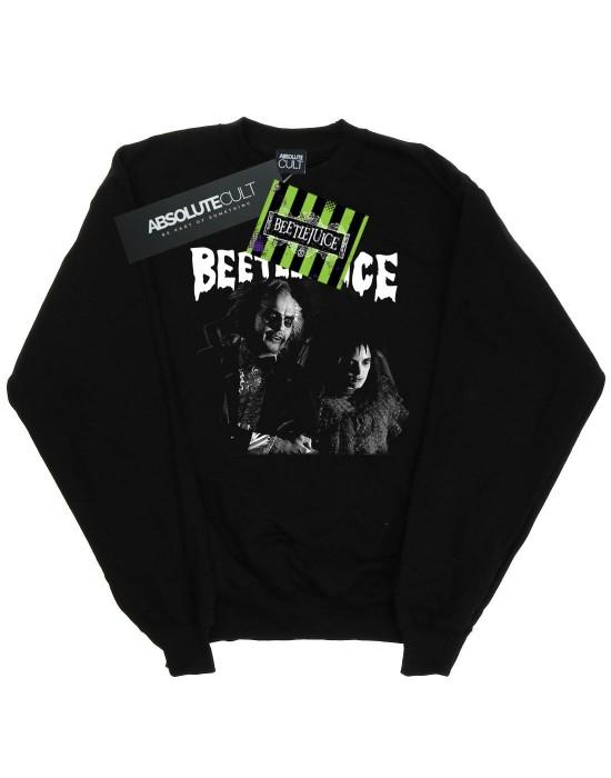 Beetlejuice Mens Monochrome Pair Sweatshirt