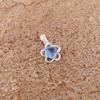 Tanzanite Handmade Gemstone Pendant, 925 Solid Sterling Silver Pendant Antique Jewelry, Pendant For Engagement Gift