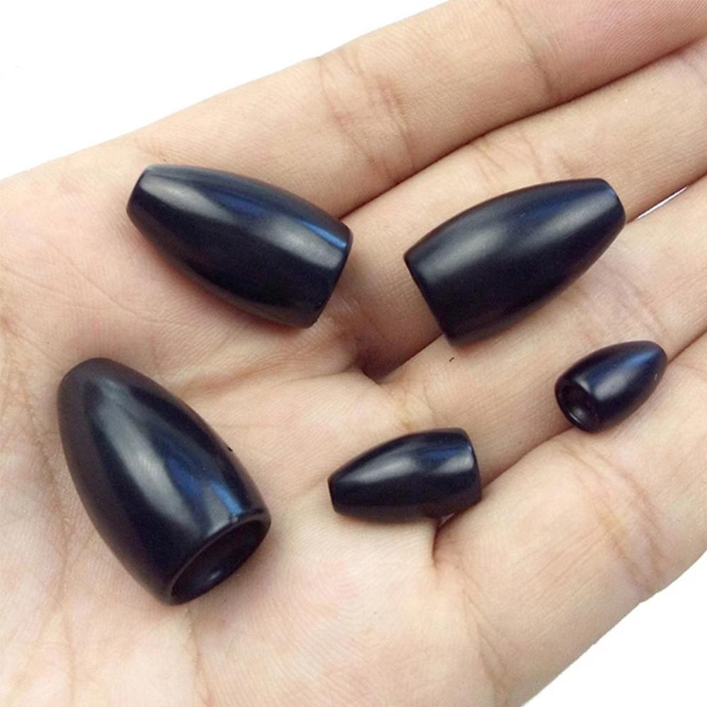 5Pcs High Quality Line Sinkers Weights Sinker Brass Hook Connector Tungsten Fishing Lead Fall