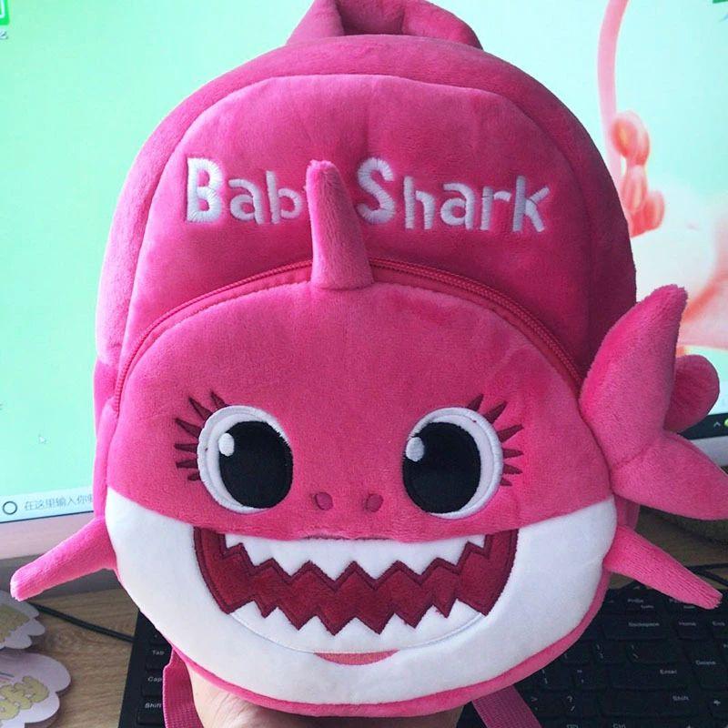 Плюшевый рюкзак Baby Shark для детей, милый мягкий наплечный рюкзак, школьная сумка для детей, подарок