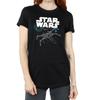 Star Wars Womens/Ladies The Last Jedi X-Wing Cotton Boyfriend T-Shirt