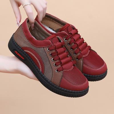 Обувь женская летняя новая повседневная спортивная обувь для мам на мягкой подошве дышащая модная универсальная обувь-педали ленивая обувь