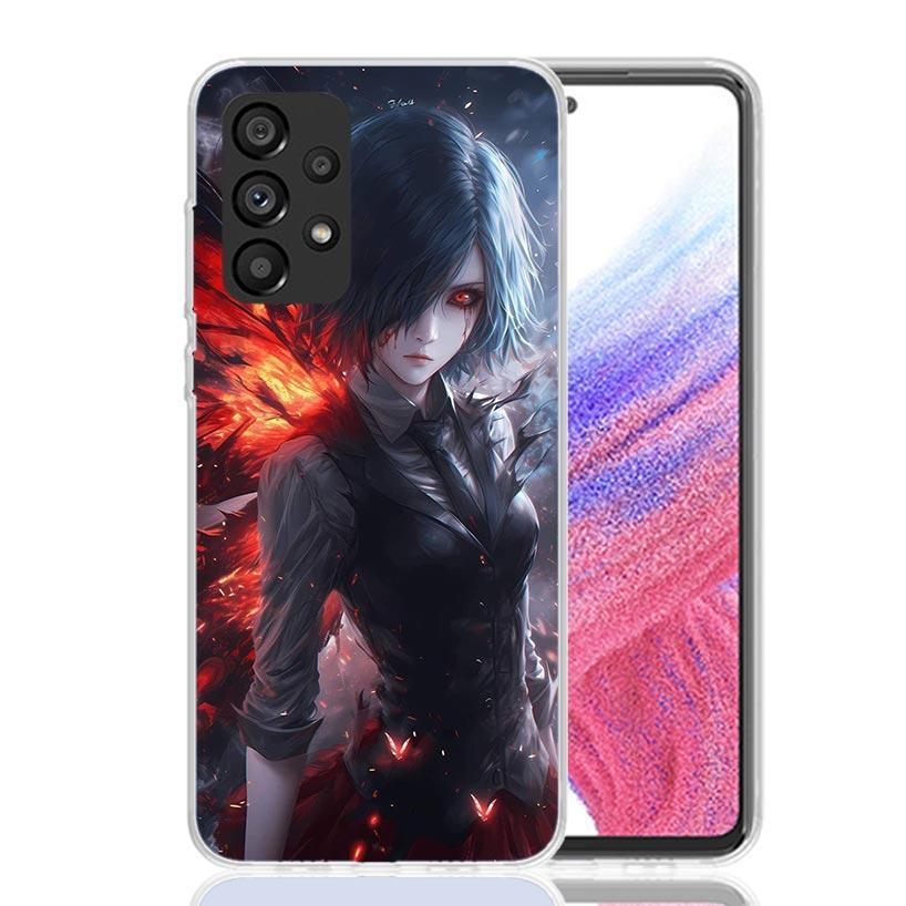Чехол для телефона G-Ghoul Tokyo Touka Kirishima для Samsung Galaxy A52 A51 A50S A12 A22 A32 A72 A10S A30S A31 A71 Note 20 Ultra 10 Plus