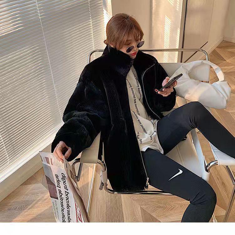 Imitation Rex Rabbit Plush Fur Jacket Women's Autumn and Winter New Small Fragrant Furry Top