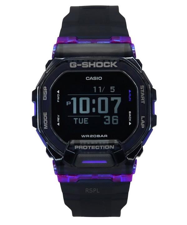Casio G-Shock G-Squad Цифровой Смартфон Link Ремешок Из Смолы Кварцевые GBD-200SM-1A6 200M Мужские Часы