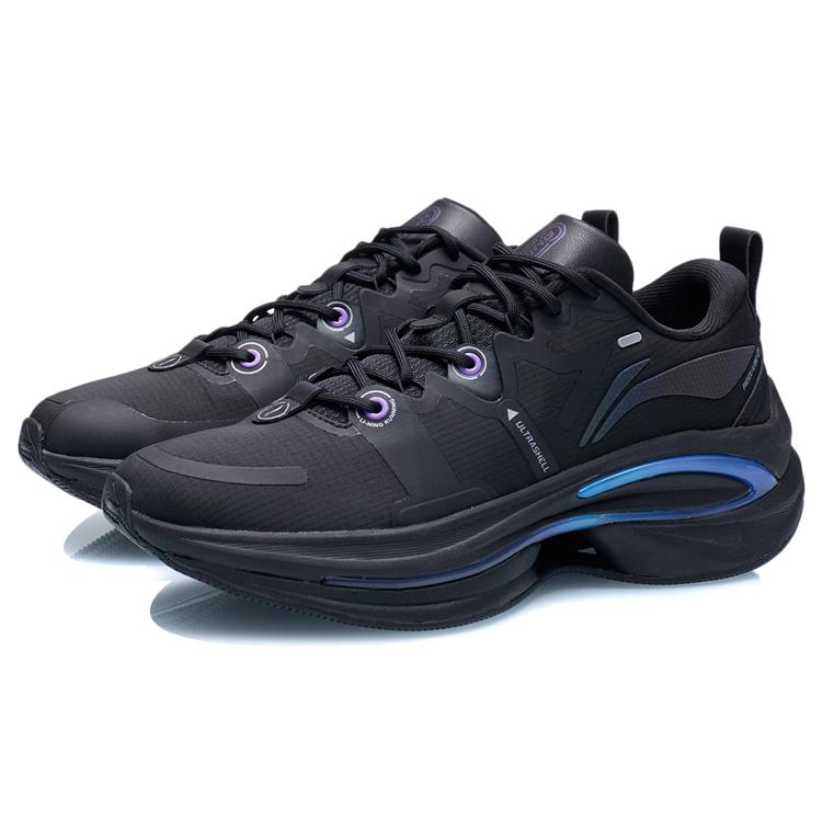 Li Ning WuShi 5S 1.0 Текстиль, ТПУ Устойчивый к истиранию Дышащий Низкие Беговые кроссовки Мужские Черный ARSR031-1
