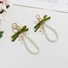Flores Convallariae Mobile Phone Lanyard Bag Accessory Ribbon Key Ring Korean Style Bag Pendant