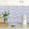 1pcs Self-adhesive Mosaic Tile Sticker 3D Design Peel and Stick Backsplash  Wall Decoration