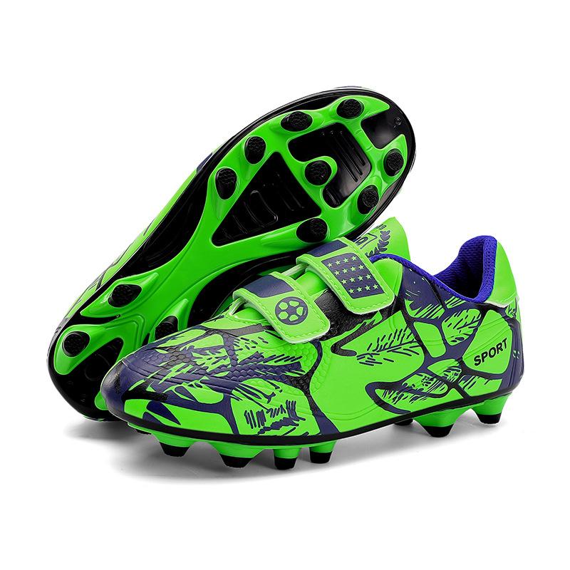 Новые детские футбольные бутсы с низким верхом, длинные шипы, сломанные шипы, мужские и женские соревновательные тренировочные профессиональные кроссовки Jinjiang
