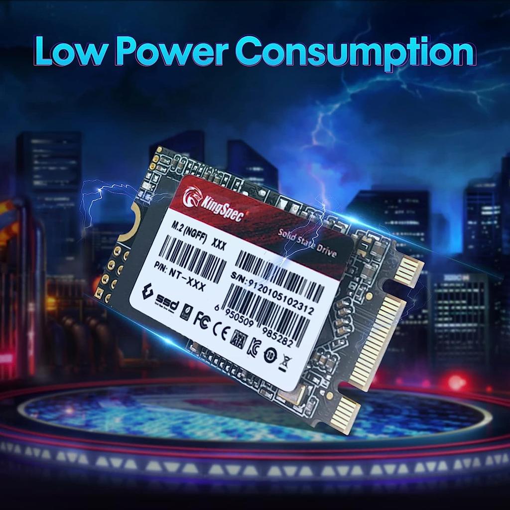 SSD KingSpec M.2 SATA NGFF 2242 Твердотельный накопитель Скорость чтения до 560 МБ/с Серия NT 2242