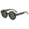 Hip Hop Round Sunglasses Retro UV400 Eyewear Fashion Punk Shades  for Men