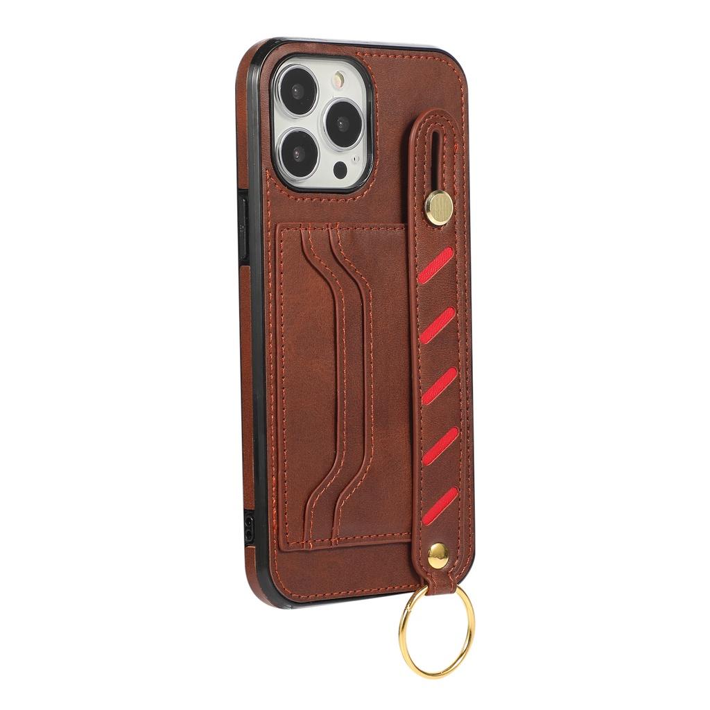 Luxury Business Wrist Strap Phone Case For iPhone 11 Pro Plus 11Pro XS MAX XR XS X 7 8 6 6S Plus 7Plus 8Plus 6Plus 6splus Back Cover With Card Slot