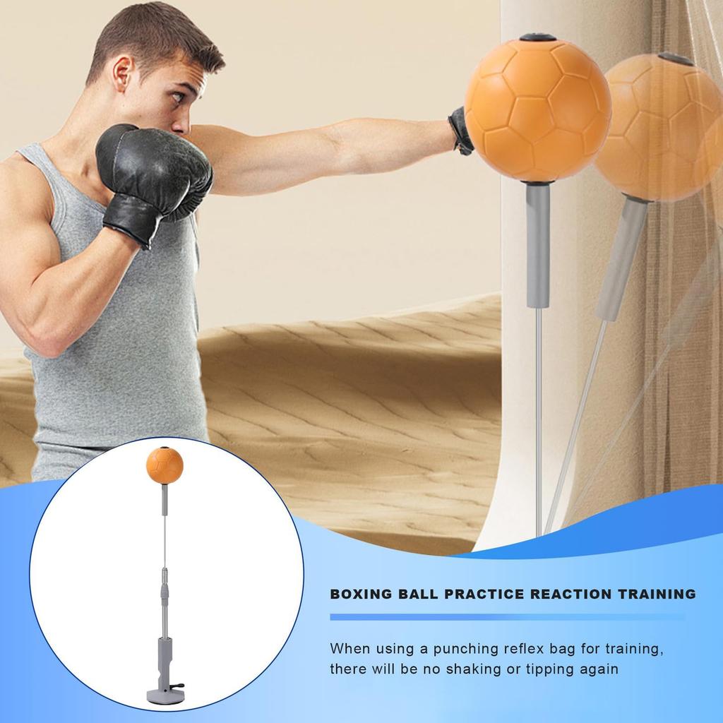Vertical Boxing Ball Children's Reaction Speed Trainer Home Boxing Sandbag Venting Ball Decompression Boxing Target