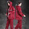 Waterproof Rain Coat Motorcycle Rainsuit Motorcycle Rainwear Suit Reflective Riding Raincoat