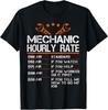 Funny Mechanic Hourly Rate Auto Car Mechanic Labor Rates T-Shirt